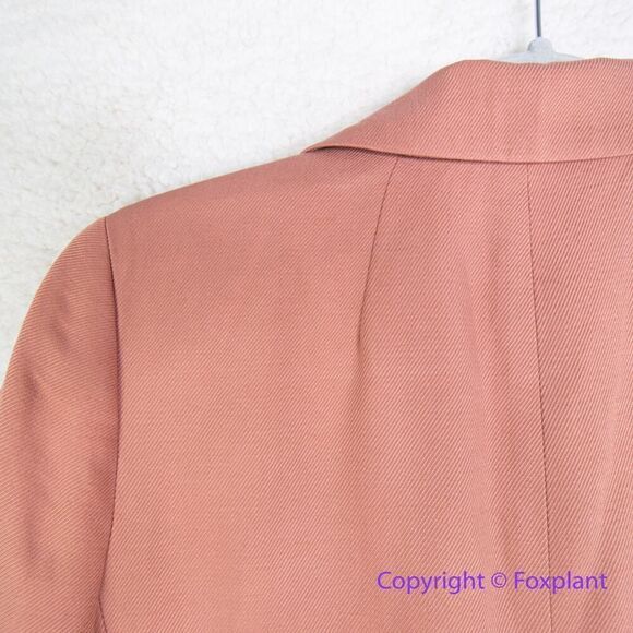 New! Madewell The Larsen Blazer in Drapeweave in rose, size S - Picture 13 of 16